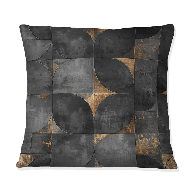 Glam Geo Patterns - Coussin Glam, H 18 po x l 18 po