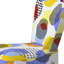 Chaise d'appoint rembourrée multicolore