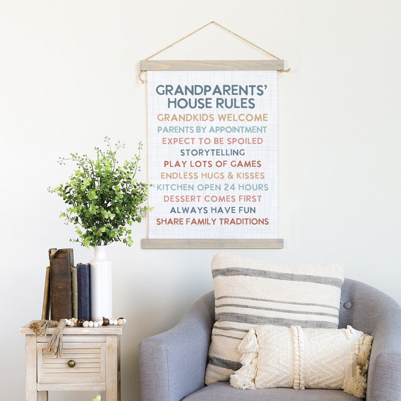 « House Rules », H 22 po x l 38 po