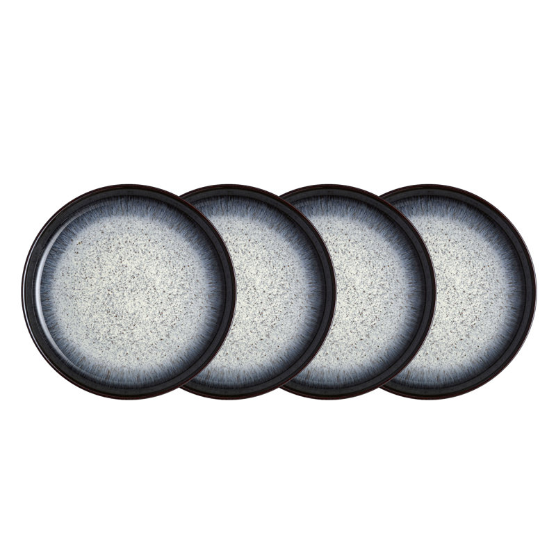 Denby Halo Coupe Set Of 4 Dinner Plates