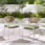 Rosston 4 Seater Garden Dining Table Set with 4 Alvino Dining Chairs for Modern Patio-223383900