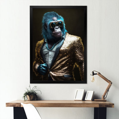 " Disco Style Tuxedo Gorilla II "