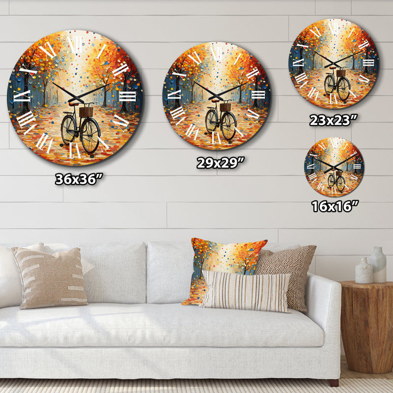 Horloge murale en métal, Moyenne