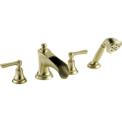 Rook® Double Handle Deck Mounted Roman Tub Faucet