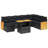  Garden Sofa Set Black