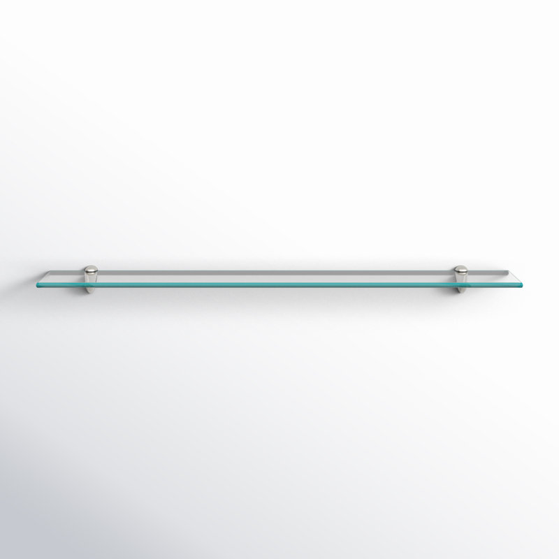 Tablette en verre Earlham, H 2,26 po x l 36 po x P 6 po