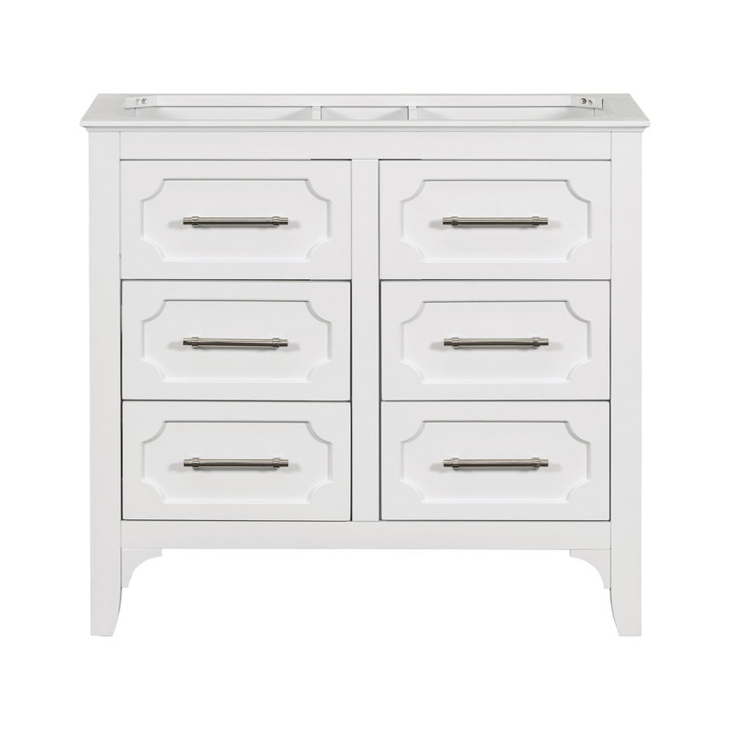 Ensemble de meuble-lavabo sur pied simple sans lavabo