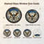 Panneau de fenêtre en verre pour décoration intérieure American Eagle USA 250th Anniversary - H 12 po-126676094