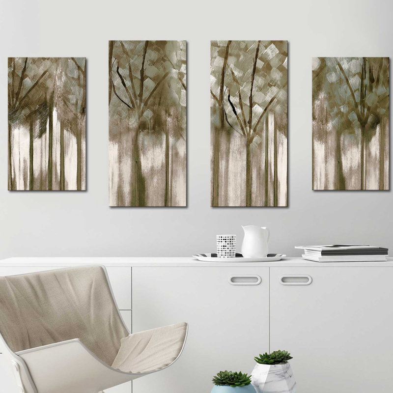« soirée chutes », reproduction de peinture à l’acrylique à multiples images sur toile, H 34 po x l 56 po x P 1 po