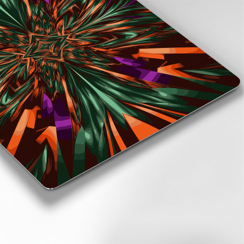 Art mural noir Op Art 27, H 240 po x l 288 po x P 0,05 po