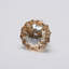 1 1/2" Round Amber Glass Knob-661319527