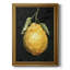 Toile encadrée de qualité supérieure «Dark Lemon II» - prête à être accrochée-623366729