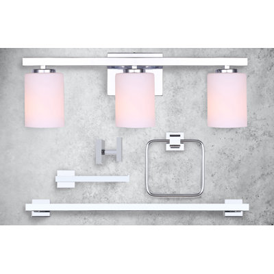 JAE Combo Chrome 3 - Light Dimmable Vanity Light