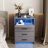 Eaden 3 Drawer Nightstand With Light-954609219