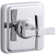 Pinstripe® Pure Valve Trim with Pure Design Cross Handle for Transfer Valve, Requires Valve