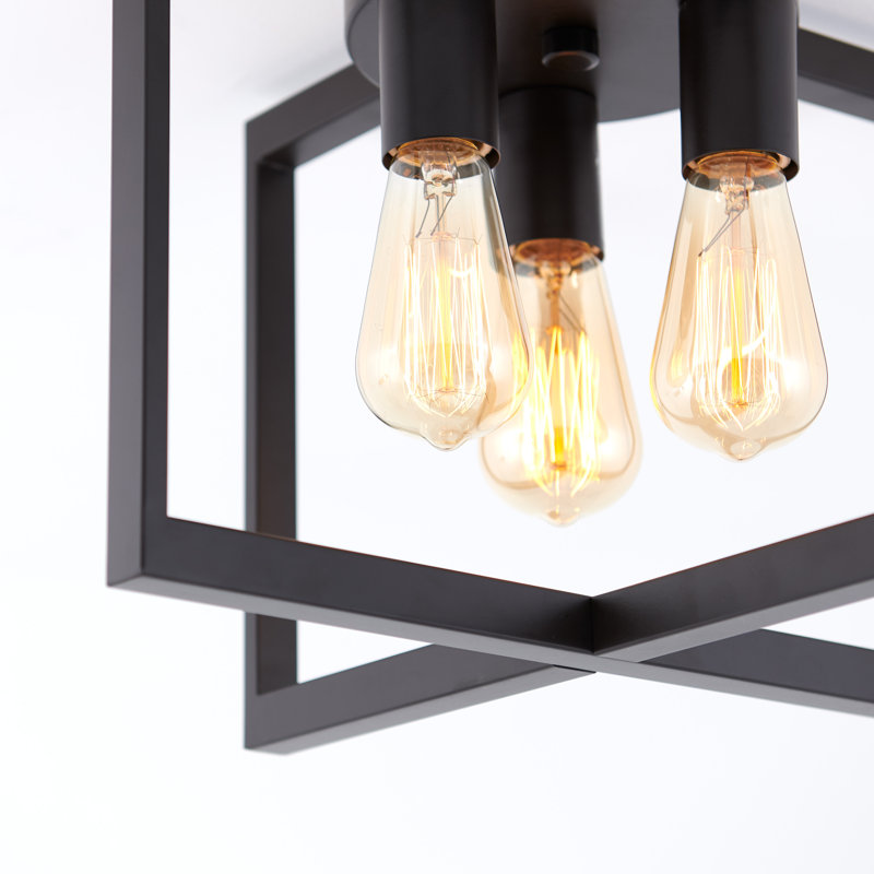 Plafonnier encastré 3 lumières 14,5 po Solmaz