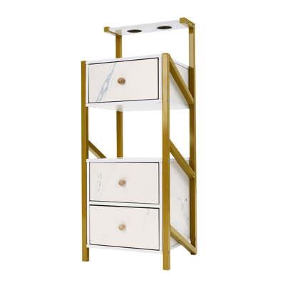 Armoire de barbier avec 3 tiroirs Noelene