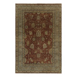 One-of-a-Kind Rectangle 9’9” X 14’6” Hand Knotted Area Rug