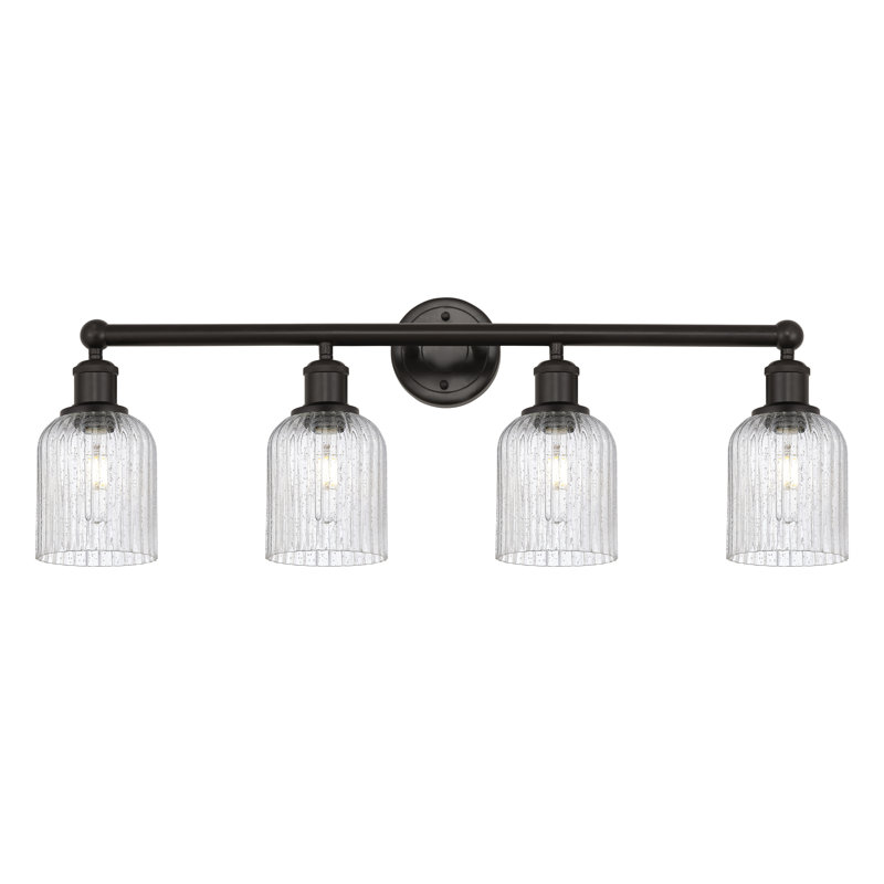 Fiennes 4 - Light Dimmable Vanity Light, Oil Rubbed Bronze, Seedy