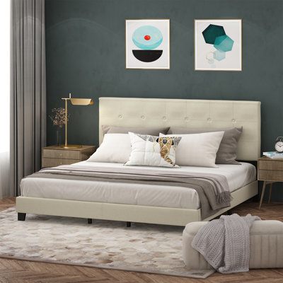 Carlester Upholstered Platform Bed