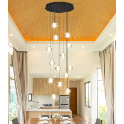 Lustre en cristal 14 lumières