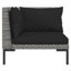 Khiala 280cm Wide Patio Sofa with Cushions