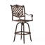 Charmant tabouret de bar en aluminium pour divers espaces au design exquis