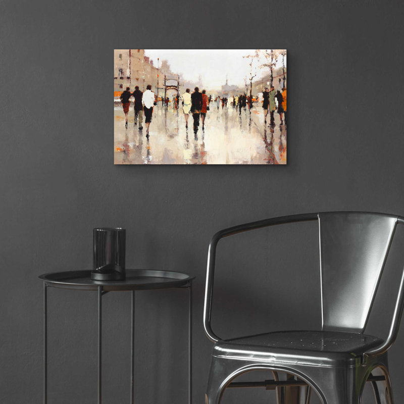 «Lone Lilly» par Lorraine Christie - peinture sans cadre, H 16 po x l 24 po x P 0,2 po