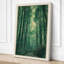 Path Through Bamboo Forest Japandi - Wrapped Canvas-445926265-445926266