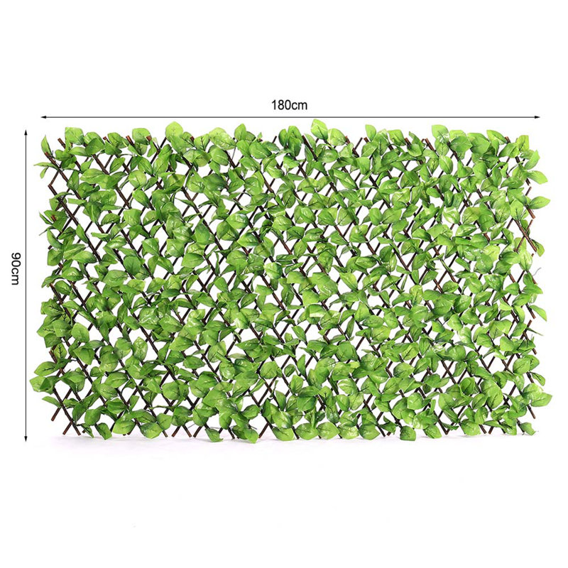 Hodgskin Artificial Foliage Hedge, 90cm H x 180cm W x 5cm D