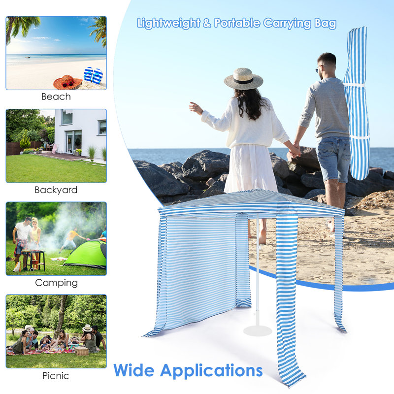 Tente pour 4 personnes, Bleu