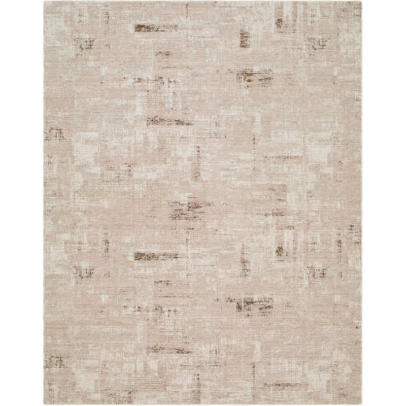 Maryla tissé à la machine, Cream/Beige/Brown, Rectangle 6'7" x 9'6"