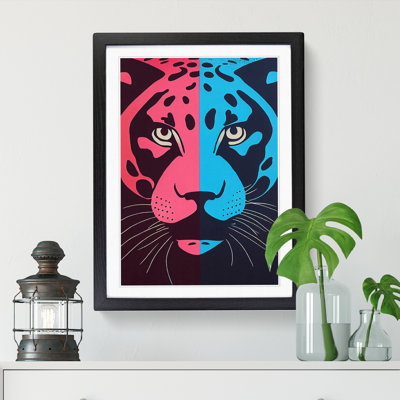 Panther Conceptual Art - Single Picture Frame Painting