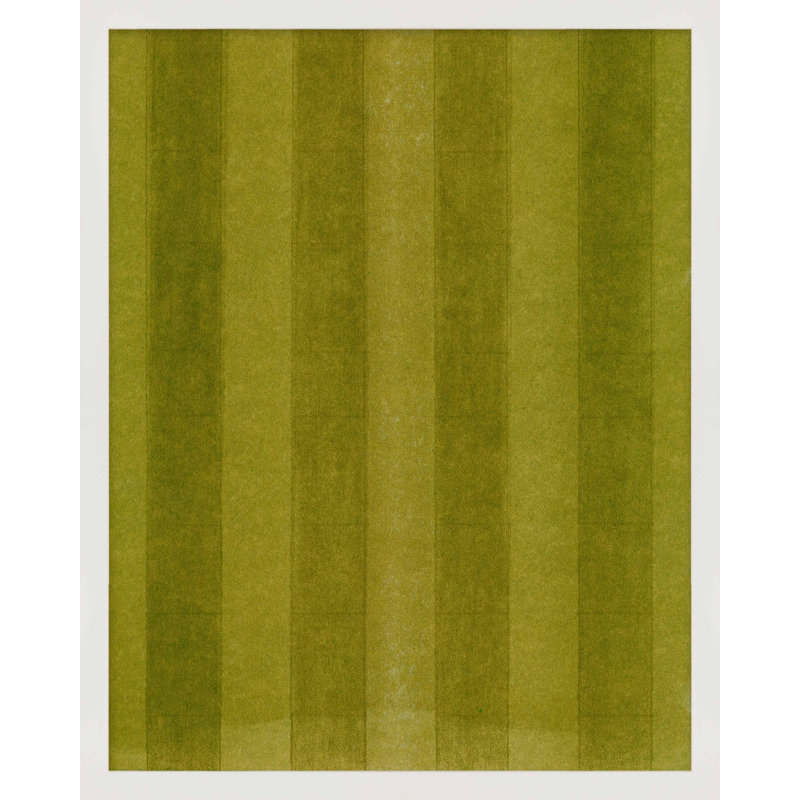 Vinyard par Mo Neuharth - Art mural encadré, 25" H x 20" W, Framed Print without Mat, White