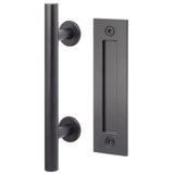 Barn Door Hardware Handle, 12", Ladder With Flush Handle