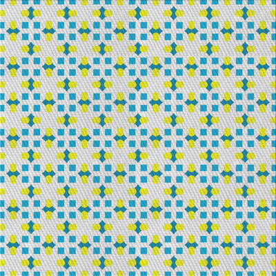 Tapis vert/gris à motifs Chamond