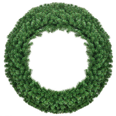 Couronne de Noël artificielle 48 po avec lumières DEL