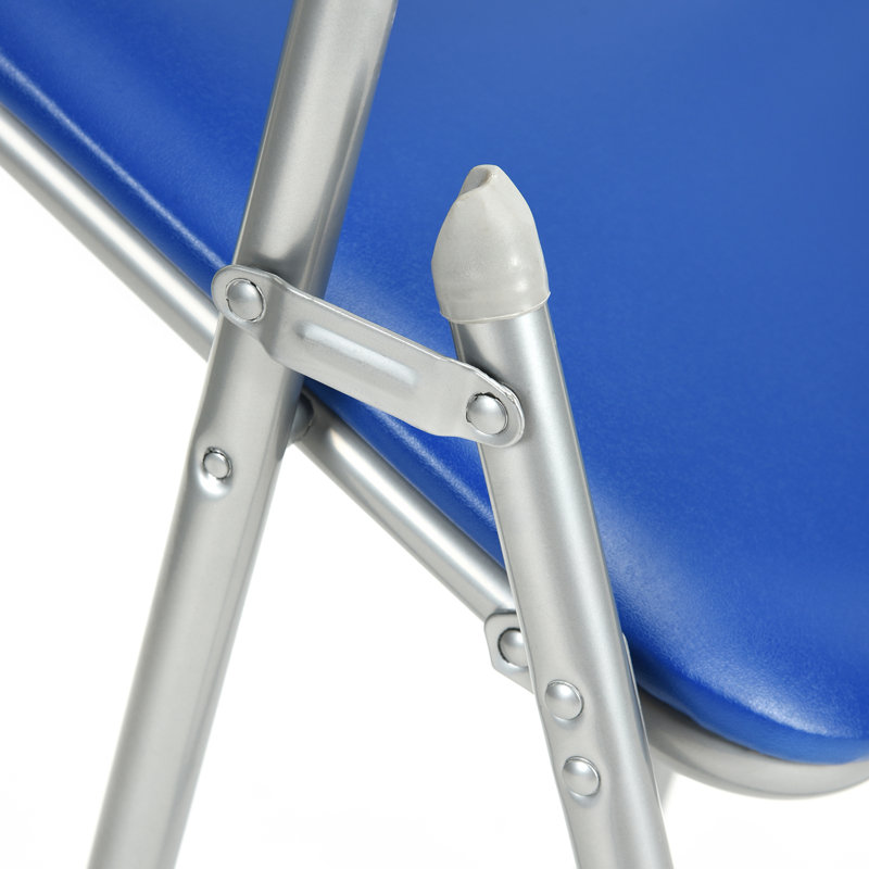 Padded Folding Chair, Blue