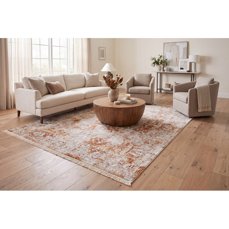 Abstract Indoor Rug, Rectangle 7.1' x 10.1'