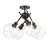 Manderly Glass Semi Flush Mount-95376512