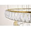 Lustre unique à 7 lumières à DEL avec accents en cristal Steveson-1975565915-1910884329