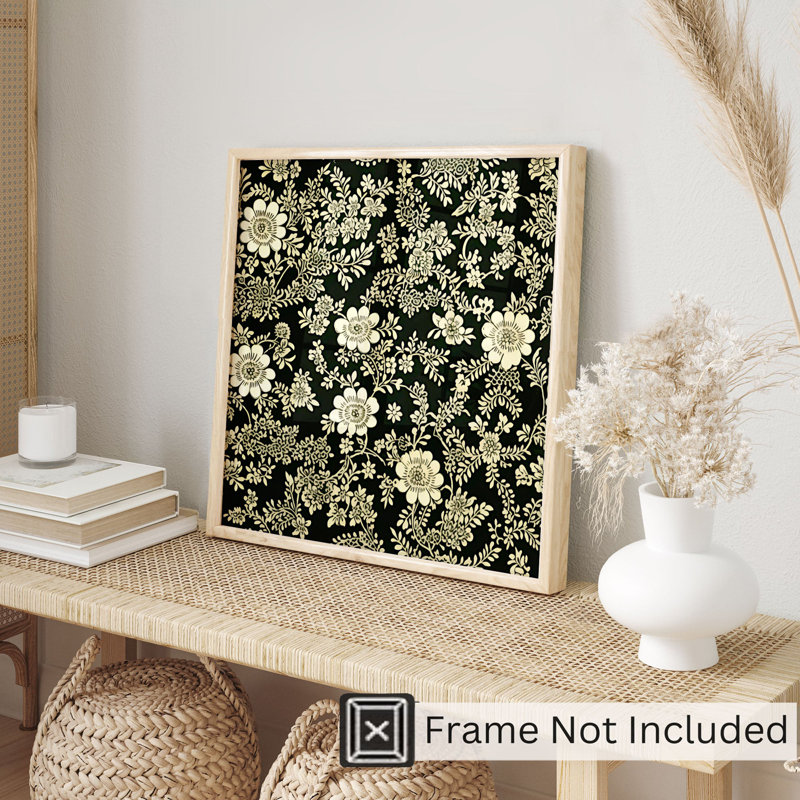 «Botanical Victorian Elegance VI», reproduction d'art classique sans cadre, H 24 po x l 24 po