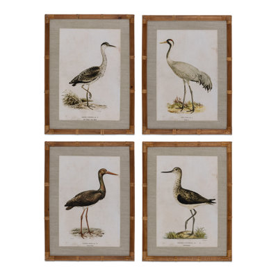 Wading Bird Prints, Set of 4