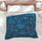 Blue Tattoo Symbols Comforter-130426527