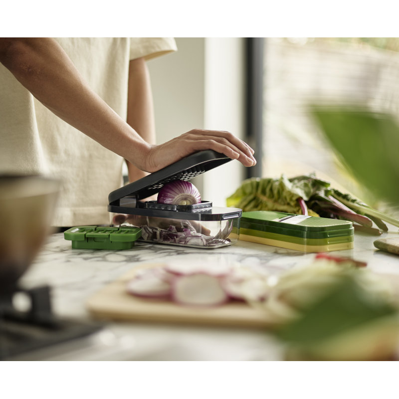 Multi-prep Compact 4-in-1 Chop, Grate and Slice Set