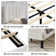 Auxter Upholstered Platform Bed Frame with Adjustable Headboard No Box Spring Needed