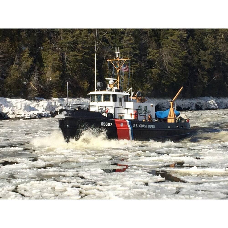 Bride USCG (WYTL-65607), modèle de navire, H 10 po x l 30 po x P 5 po