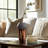 Glass Vase with Modern Glam Textured Design, Sculptural Accent, Sleek Contemporary Style, Geometric Detailing, Decorative Display Piece for Shelving or Tabletop Decor in Transitional Interiors-89110027