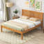 Platform Bed Frame With Headboard, Wood Slat Support, No Box Spring Needed, Full-352187262-352187263