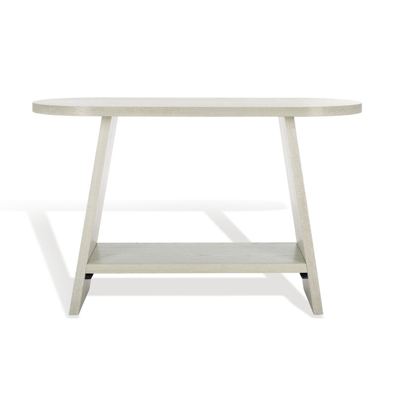 Mattelynn Wood Console Table, White Wash